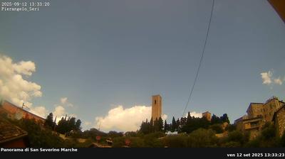immagine della webcam nei dintorni di Fiastra: webcam San Severino Marche