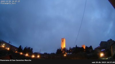 immagine della webcam nei dintorni di Fiastra: webcam San Severino Marche