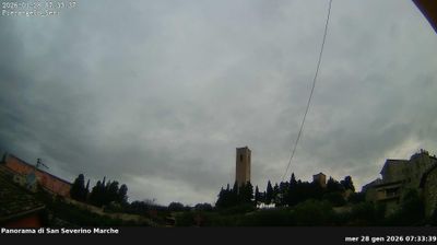 immagine della webcam nei dintorni di Castelfidardo: webcam San Severino Marche