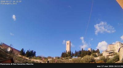 immagine della webcam nei dintorni di Sarnano: webcam San Severino Marche