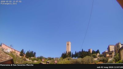 immagine della webcam nei dintorni di Sarnano: webcam San Severino Marche