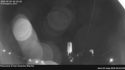 immagine della webcam nei dintorni di Fiastra: webcam San Severino Marche