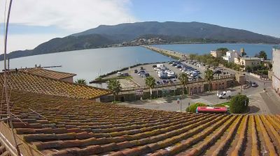 immagine della webcam nei dintorni di Isola del Giglio: webcam Orbetello