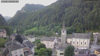 immagine della webcam nei dintorni di Scopello: webcam Fobello