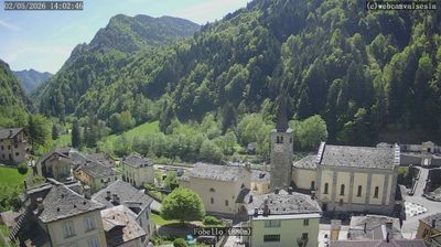 immagine della webcam nei dintorni di Varallo: webcam Fobello