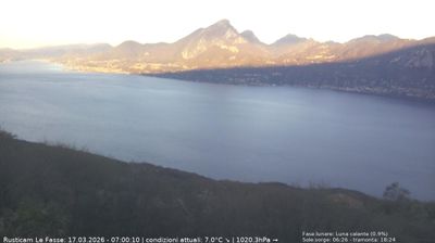 immagine della webcam nei dintorni di Moniga del Garda: webcam Brenzone sul Garda
