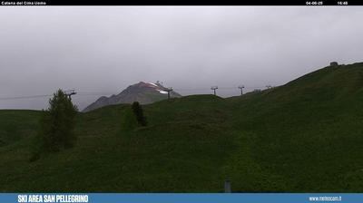 immagine della webcam nei dintorni di Pale di San Martino: webcam Passo San Pellegrino