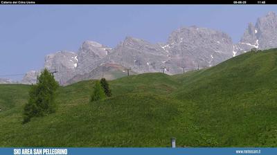 immagine della webcam nei dintorni di Caviola: webcam Passo San Pellegrino