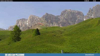immagine della webcam nei dintorni di Caviola: webcam Passo San Pellegrino