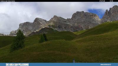 immagine della webcam nei dintorni di Ski Area Alpe Lusia: webcam Moena