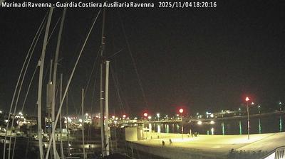 immagine della webcam nei dintorni di Porto Garibaldi: webcam Marina di Ravenna