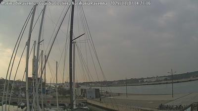 immagine della webcam nei dintorni di Comacchio: webcam Marina di Ravenna