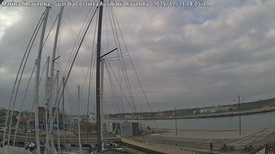 immagine della webcam nei dintorni di Porto Garibaldi: webcam Marina di Ravenna