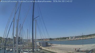 immagine della webcam nei dintorni di Bagnacavallo: webcam Marina di Ravenna