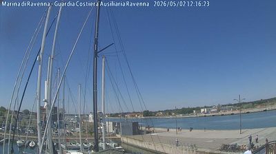 immagine della webcam nei dintorni di Comacchio: webcam Marina di Ravenna