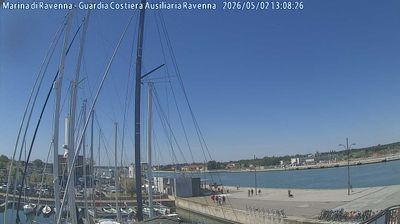 immagine della webcam nei dintorni di Comacchio: webcam Marina di Ravenna