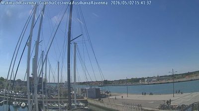 immagine della webcam nei dintorni di Porto Garibaldi: webcam Marina di Ravenna