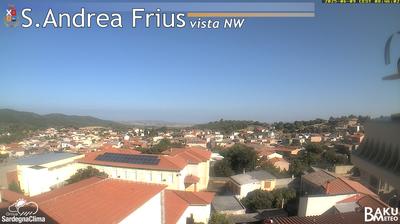 immagine della webcam nei dintorni di Sinnai: webcam Sant'Andrea Frius