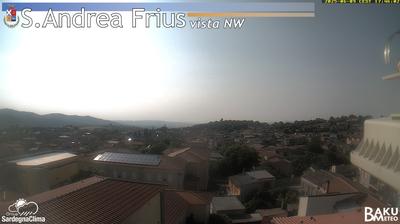 immagine della webcam nei dintorni di Serri: webcam Sant'Andrea Frius