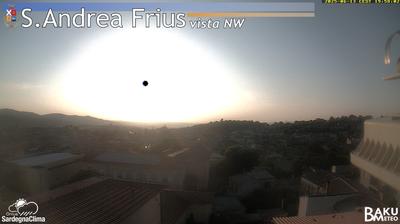 immagine della webcam nei dintorni di Serri: webcam Sant'Andrea Frius