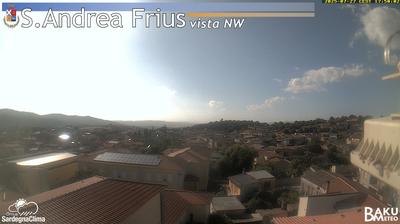 immagine della webcam nei dintorni di Armungia: webcam Sant'Andrea Frius