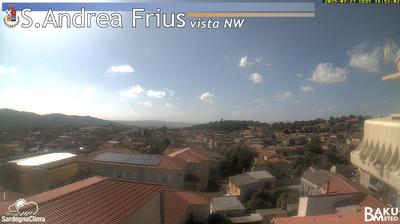 immagine della webcam nei dintorni di Silius: webcam Sant'Andrea Frius