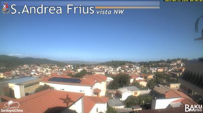 immagine della webcam nei dintorni di Armungia: webcam Sant'Andrea Frius