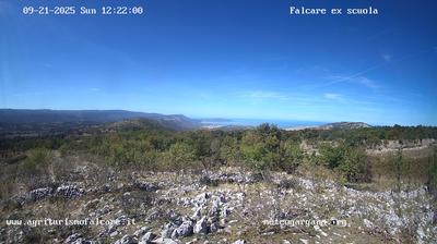 immagine della webcam nei dintorni di San Giovanni Rotondo: webcam Cagnano Varano