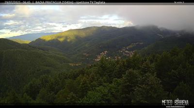immagine della webcam nei dintorni di Sarsina: webcam Badia Prataglia