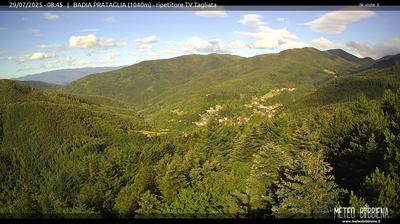 immagine della webcam nei dintorni di Sant'Agata Feltria: webcam Badia Prataglia