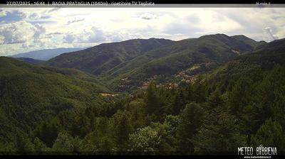 immagine della webcam nei dintorni di Caprese Michelangelo: webcam Badia Prataglia