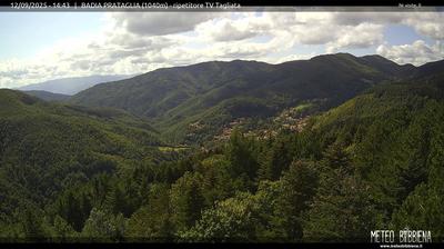 immagine della webcam nei dintorni di San Benedetto in Alpe: webcam Badia Prataglia
