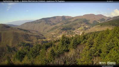 immagine della webcam nei dintorni di Ortignano Raggiolo: webcam Badia Prataglia
