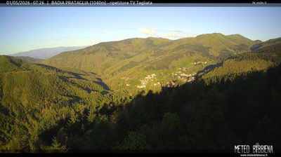 immagine della webcam nei dintorni di Santa Sofia: webcam Badia Prataglia