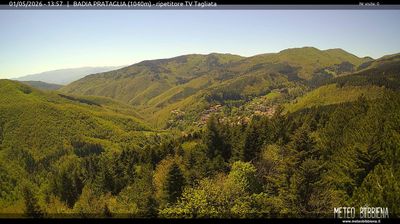 immagine della webcam nei dintorni di Caprese Michelangelo: webcam Badia Prataglia