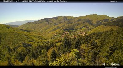 immagine della webcam nei dintorni di Passo della Consuma: webcam Badia Prataglia