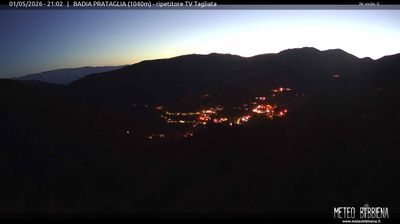 immagine della webcam nei dintorni di Caprese Michelangelo: webcam Badia Prataglia