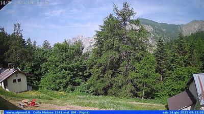 immagine della webcam nei dintorni di Monesi: webcam Castel Vittorio