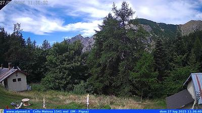 immagine della webcam nei dintorni di Mendatica: webcam Castel Vittorio