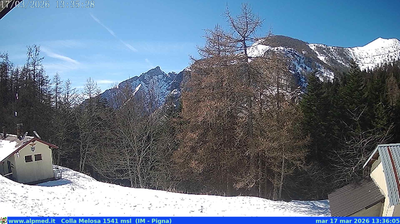 immagine della webcam nei dintorni di Sanremo: webcam Castel Vittorio