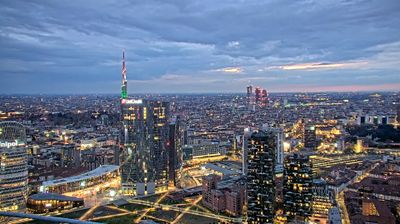 immagine della webcam nei dintorni di Milano Grigioni: webcam Milano Centro Direzionale