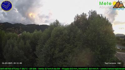 immagine della webcam nei dintorni di Campo Staffi: webcam Tagliacozzo
