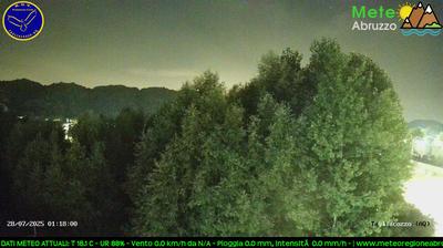 immagine della webcam nei dintorni di Monte Livata: webcam Tagliacozzo