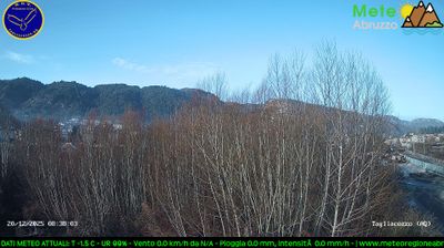 immagine della webcam nei dintorni di Filettino: webcam Tagliacozzo