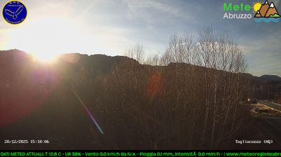 immagine della webcam nei dintorni di Sante Marie: webcam Tagliacozzo