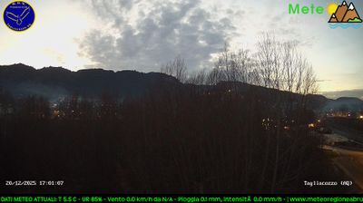 immagine della webcam nei dintorni di Vallepietra: webcam Tagliacozzo