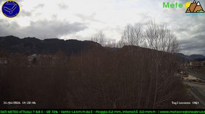 immagine della webcam nei dintorni di Campo Staffi: webcam Tagliacozzo