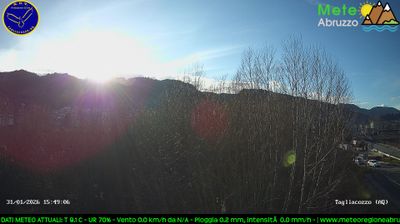 immagine della webcam nei dintorni di Camporotondo: webcam Tagliacozzo