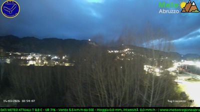 immagine della webcam nei dintorni di Ovindoli: webcam Tagliacozzo