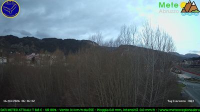 immagine della webcam nei dintorni di Mandela: webcam Tagliacozzo
